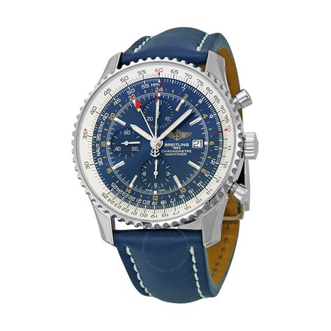 breitling navitimer world blue face|breitling navitimer reviews.